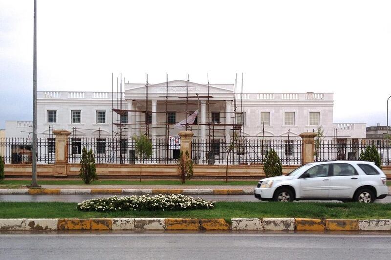 Erbil's White House. After admiring the White House in Washington for its beauty and simplicity, a Kurdish businessmanis building a $20 million replica. Donna Abu-Nasr / Bloomberg