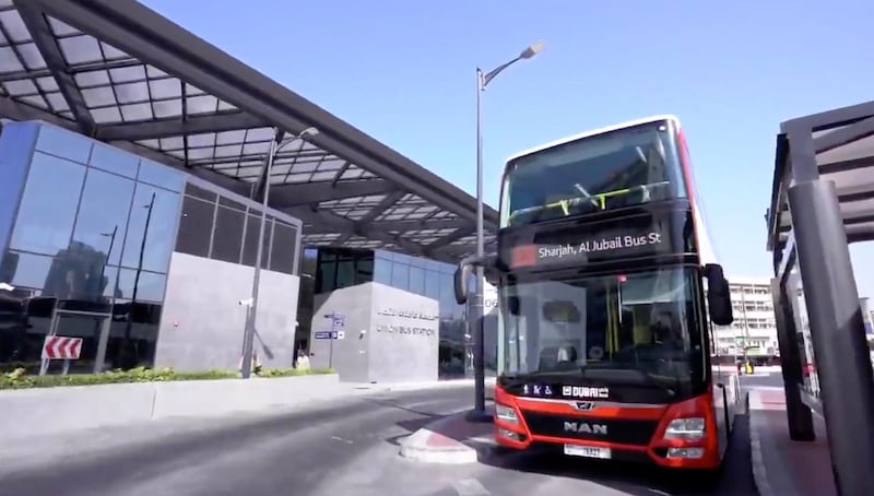Union Bus Station, one of three new terminals opened in Dubai. RTA