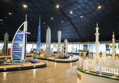 Legoland Dubai displays a LEGO Burj Khalifa that took 5,000 hours to construct. Victor Besa / The National