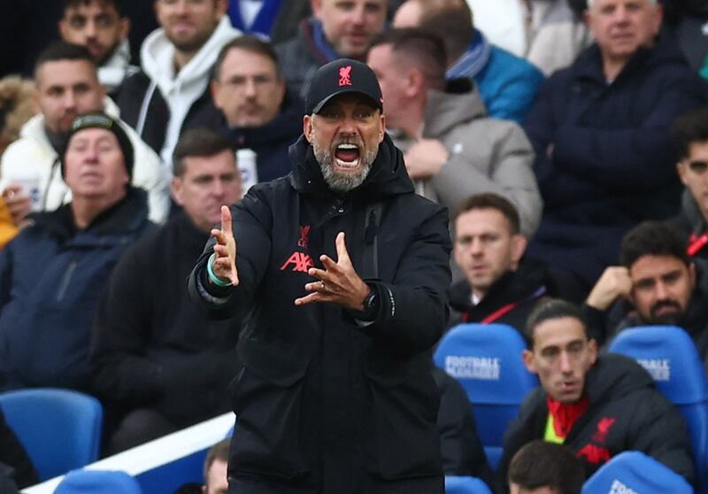 Liverpool manager Jurgen Klopp has his say. Reuters
