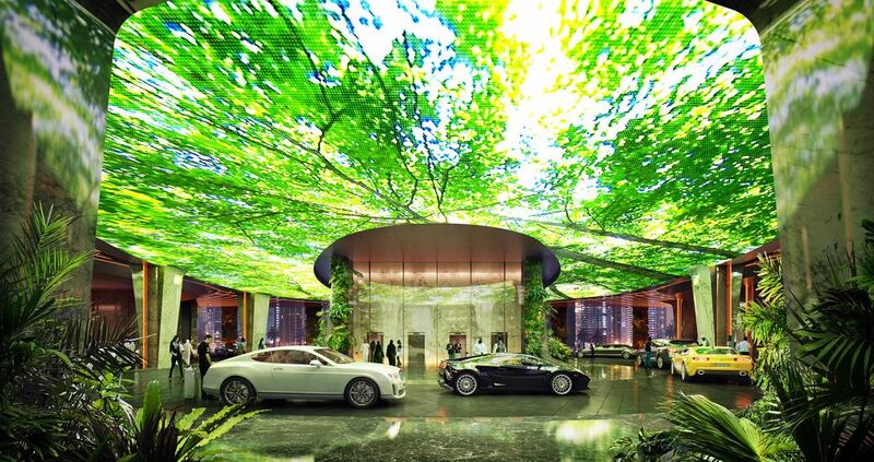 The project is said to include a rainforest cafe.