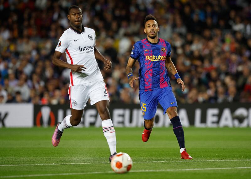 Pierre-Emerick Aubameyang – 6. Headed over on nine and missed a better chance after again being set up by Dembele on 46. Barca are looking for centre forwards this summer. Reuters