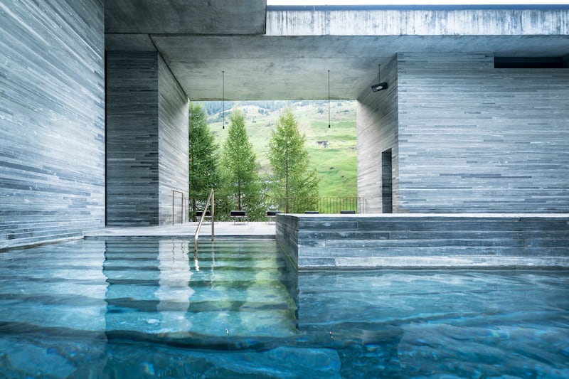  The hotel is attached to Therme Vals, a bathhouse like no other.