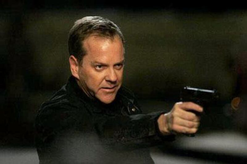 Kiefer Sutherland has played Jack Bauer since the television programme 24 began in 2001.