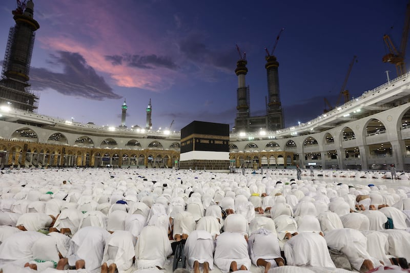 The annual pilgrimage takes place during Dhu Al Hijjah, the last month of the Islamic calendar. AFP