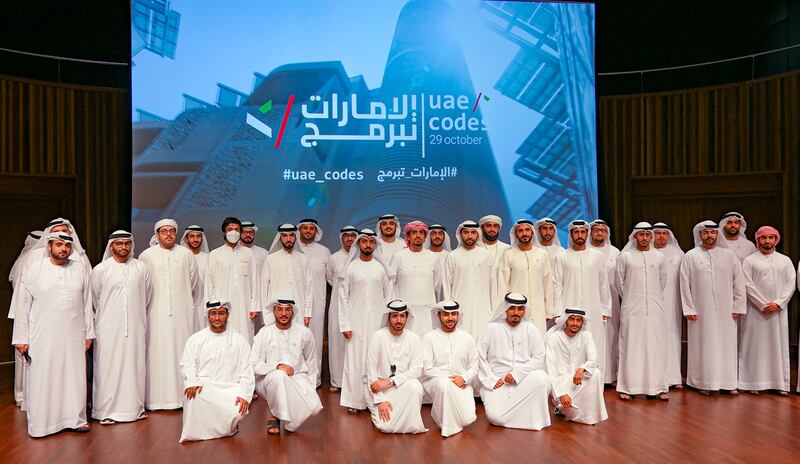 UAE Codes Day is part of the nation's efforts to champion the critical role digital transformation plays in its economy and society. Photo: Ministry of AI