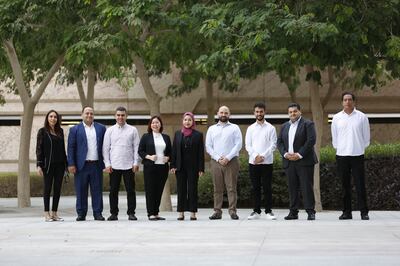 The Alma Health team. Mr Bushnaq says the company’s staff and doctors based in Abu Dhabi are fully licensed by Abu Dhabi’s Department of Health. Photo: Alma Health