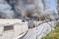 Zahle fire: Syrian refugee camp in Lebanon gutted by blaze