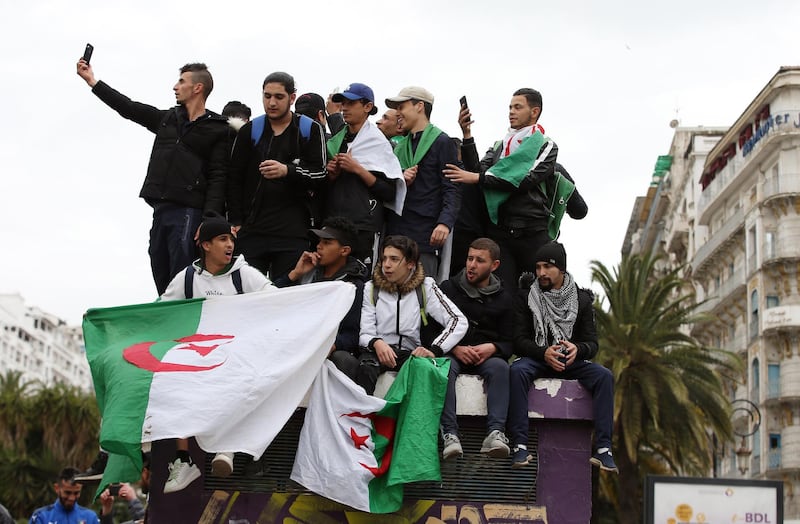 Several protests and rallies were held in Algeria since Bouteflika announced he will be running for a fifth term in presidential elections. EPA