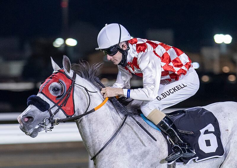 George Buckell and AS Jezan on their way to victory in the Abu Dhabi Colts Classic on Sunday, December 12, 2021. Photo: ERA