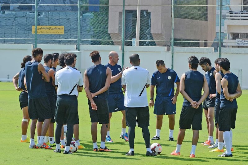 Walter Zenga took charge of his first training session with Al Jazira today in Abu Dhabi. Al Jazira Football Club