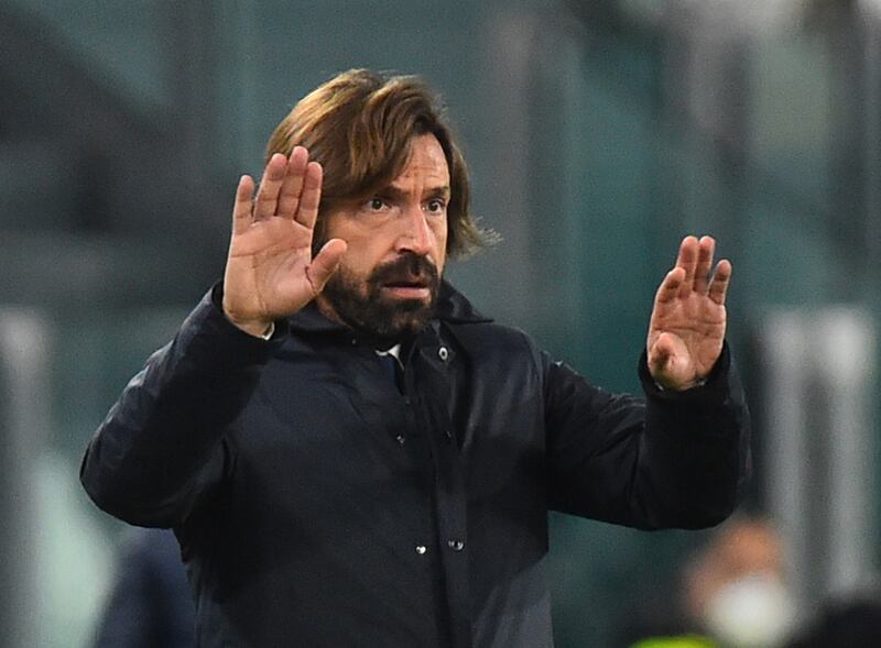 Juventus manager Andrea Pirlo. Reuters