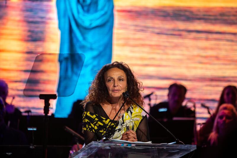 Designer Diane von Furstenberg. Demetrius Freeman / Reuters