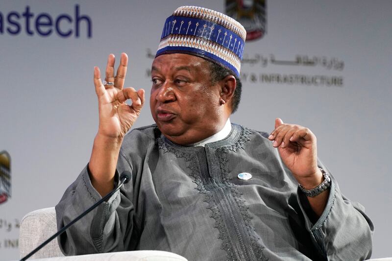Opec secretary general Mohammad Barkindo. The organisation sees demand for oil jumping to 104.4 million bpd by 2026. Photo: AP