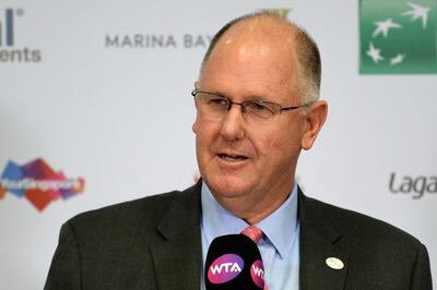 WTA chairman Steve Simon. AFP
