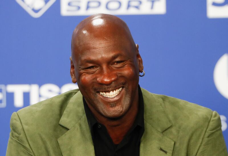 Jordan now owns the Charlotte Hornets basketball team. AP