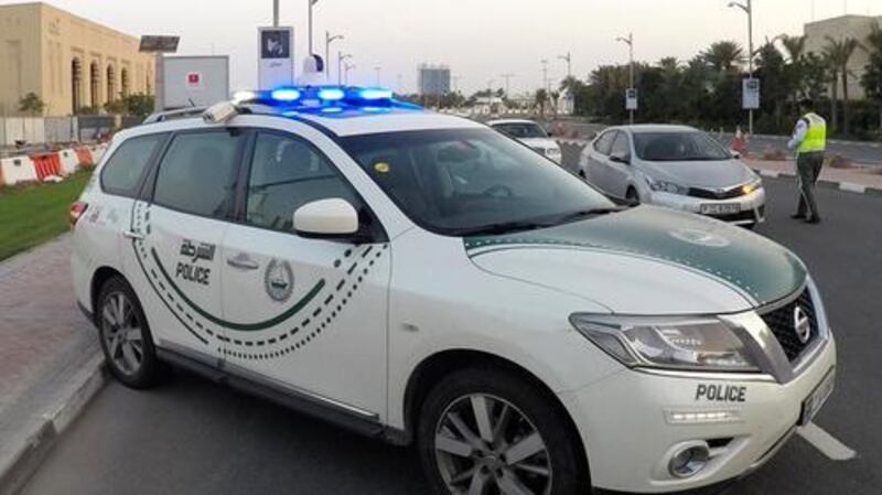 Police were called to a fatal road accident on Wednesday night in Dubai. Pawan Singh / The Nationa