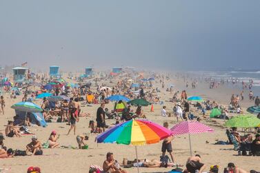 Despite thousands of coronavirus-related fatalities In the US and UK, we see beaches – such as the Huntington Beach in California – jam-packed with sunseekers. AFP