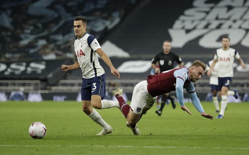 Sergio Reguilon - 6: So comfortable on the ball and delivered an absolute peach of a cross for Kane's first goal. Blessed with electric pace that got his centre-backs out of trouble too. Reuters