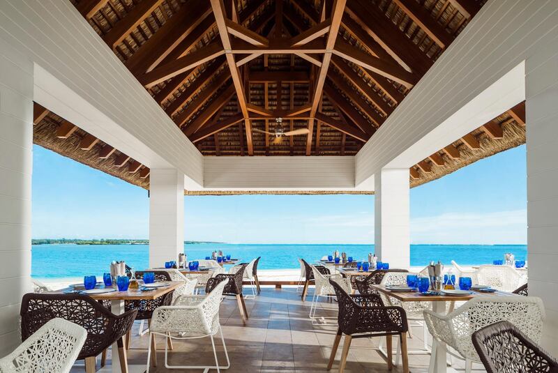 <p>La Pointe restaurant is a casual dining spot on the peninsula at One&amp;Only Le Saint Geran.&nbsp;One&amp;Only Le Saint G&eacute;ran</p>
