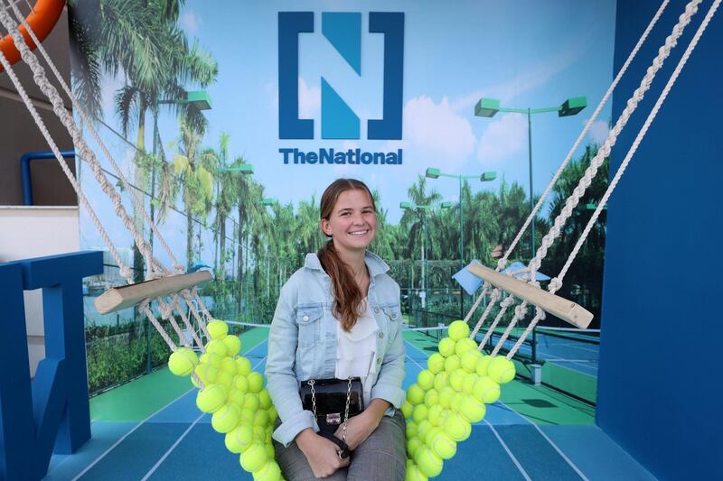 Abu Dhabi, United Arab Emirates - Reporter: Jon Turner: Tennis fans head in to watch the third place play-off between Novak Djokovic v Karen Khachanov at the Mubadala World Tennis Championship. Saturday, December 21st, 2019. Zayed Sports City, Abu Dhabi. Chris Whiteoak / The National