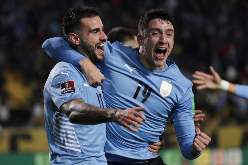 September 9, 2021. Uruguay 1 (Pereiro 90+2') Ecuador 0:  Gaston Pereiro scored in stoppage time with Uruguay's only effort on target to lift them above their opponents and up to third in the table. AFP