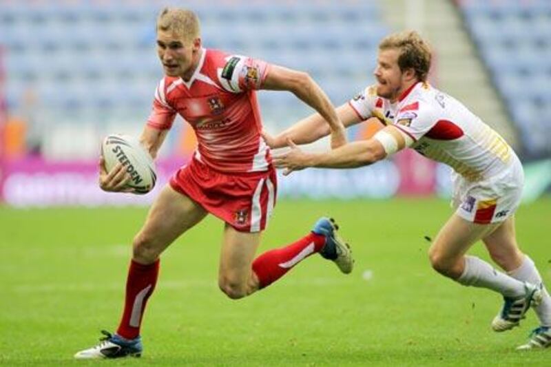 Sam Tomkins, left, will play for the Barbarians against England, in a cameo switch from league to union.