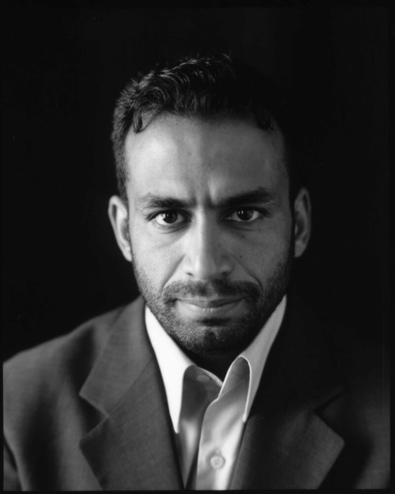 Portrait of Iraqi former detainee. Photo by Chris Bartlett