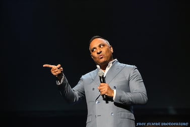 Is somebody going to get hurt real bad? Russell Peters will perform in Dubai later this year. Courtesy Live Nation Middle East