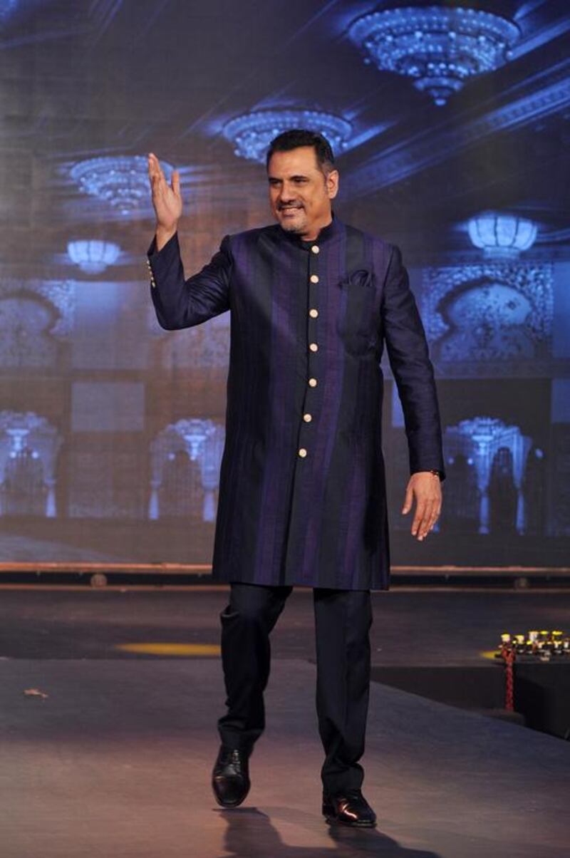 Boman Irani at the launch of Happy New Year trailer.