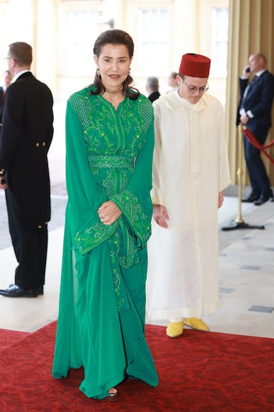 Princess Lalla Meryem of Morocco at the coronation reception. Getty Images
