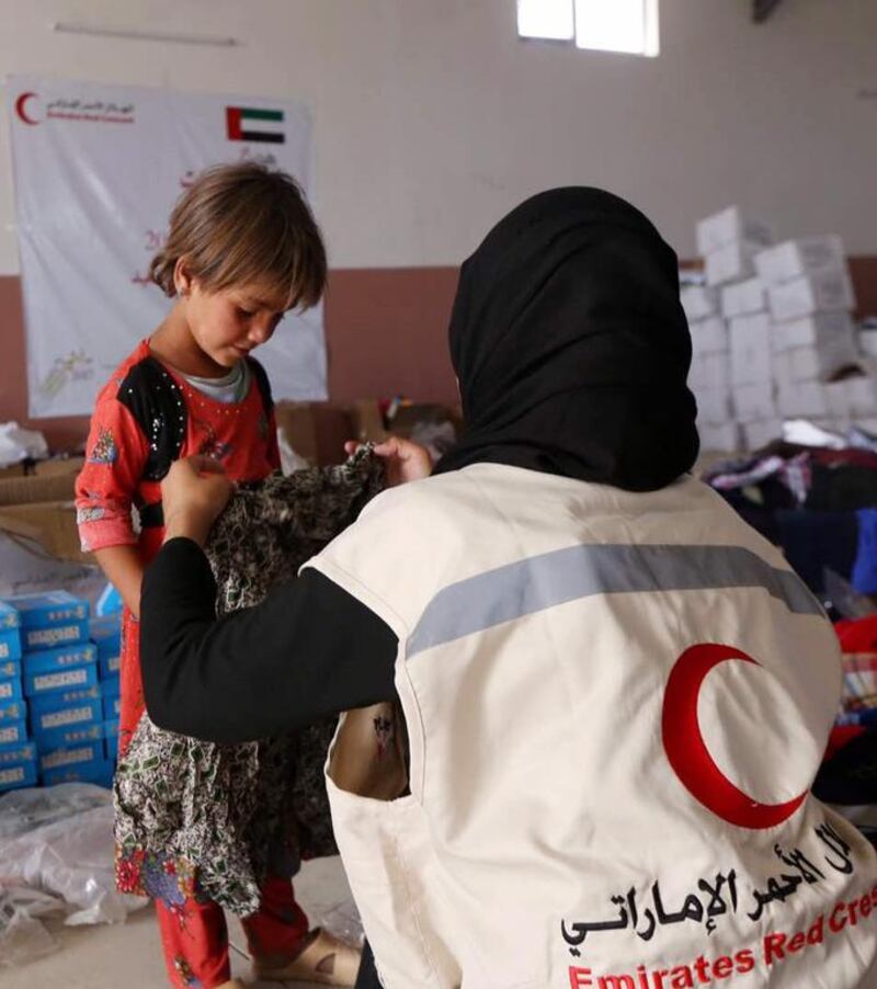 More than 34,000 children have benefitted from an Emirates Red Crescent clothing project for Eid Al Fitr. Wam