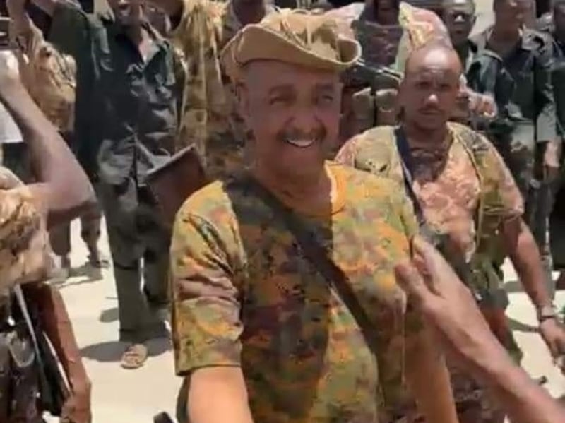Gen Abdel Fattah Al Burhan said the Sudanese army was committed to 'law, democracy and institutions'. Photo: Sudanese Armed Forces