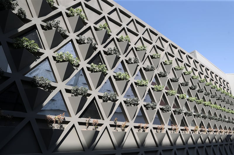 Lebanon's pavilion at Expo 2020 Dubai. The country's delegation grappled with a small budget and a government in turmoil to ensure Lebanon was fully represented at the World's Fair. All photos by Chris Whiteoak / The National