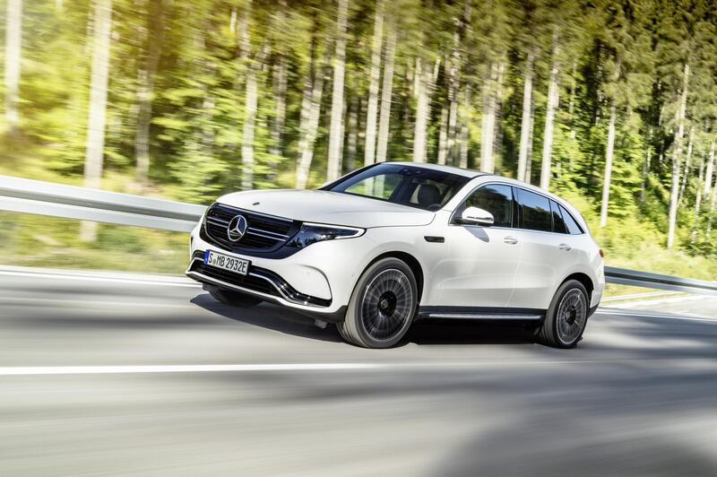 The EQC will hit 0-to-100kph in 5.1 seconds and has a limited top speed of 180kph. Daimler AG