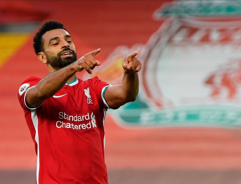 Centre forward: Mohamed Salah (Liverpool) – Two nerveless penalties and a brilliant rising shot gave him an opening-day hat-trick and decided a thriller against Leeds. EPA