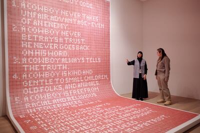 Ahmed Mater, Cowboy Code, 2012. Photo: The Royal Commission for AlUla