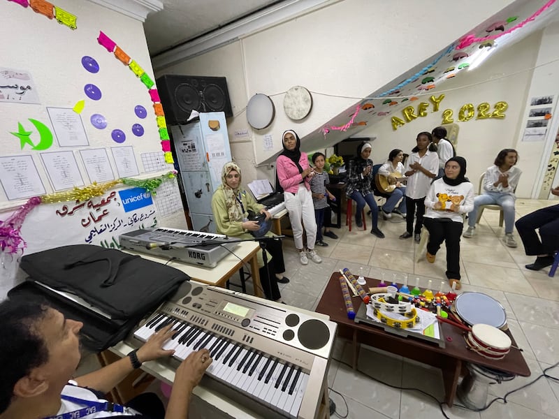Music students and instructors at Makani.