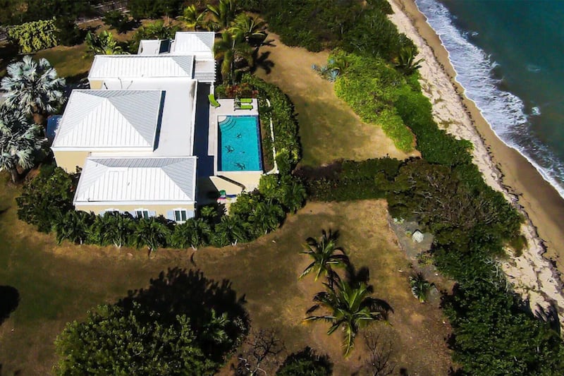 The Bidens normally bunk up at a beachfront property along St Croix’s East End Road. Photo: Calabash Real Estate