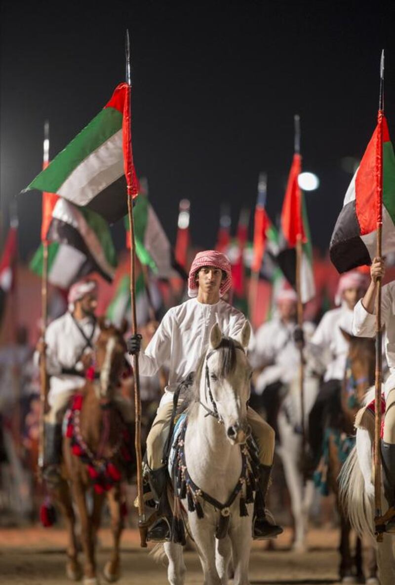 Opening ceremony of the Festival of Sheikh Zayed Heritage 2014. Wam