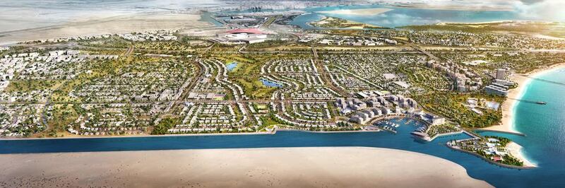 Yas Acres is located on the northern shores of Yas Island. Courtesy Aldar