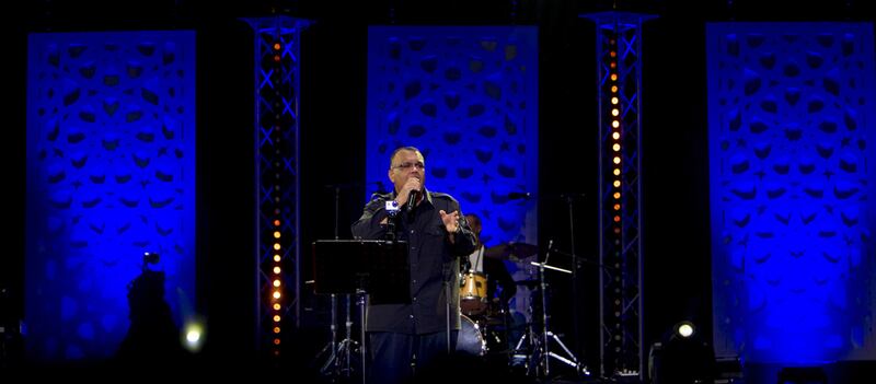 Nabil Shuail performs at the Mawazine music festival in Morocco. Youness Hamiddine / Mawazine Festival 