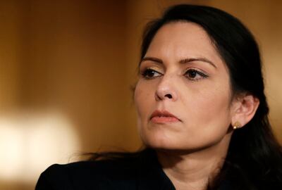 UK Home Secretary Priti Patel launches an initiative to help skilled refugees in Lebanon and Jordan to work in Britain. AP