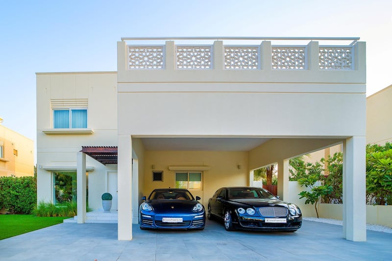 There's room for multiple cars at the front of the property. Courtesy LuxuryProperty.com