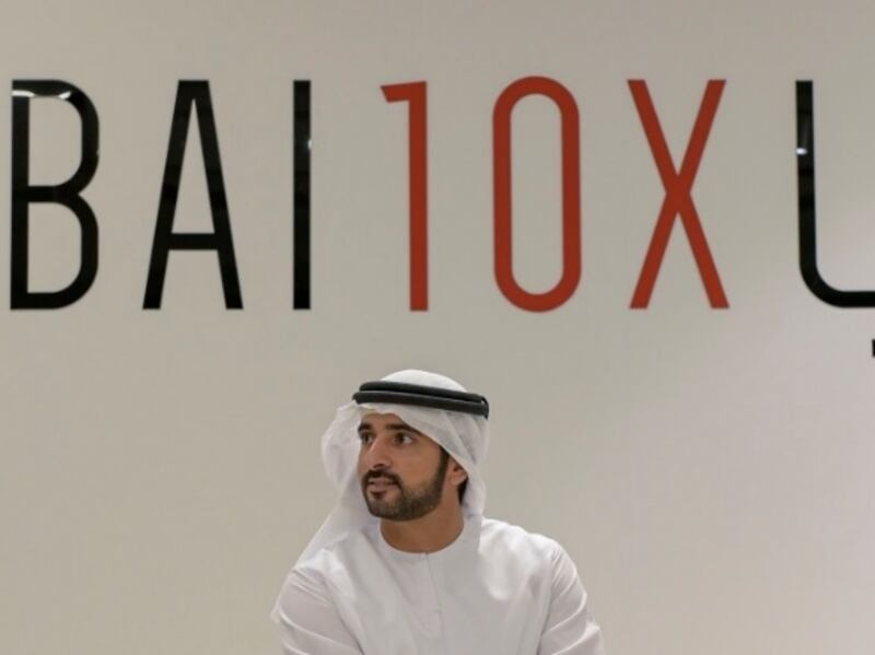 Sheikh Hamdan bin Mohammed, Crown Prince of Dubai, launches the third phase of the Dubai 10X initiative. Photo: Dubai Media Office