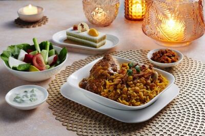 Emirates will serve an Eid menu on flights from May 2 to May 5. Photo: Emirates