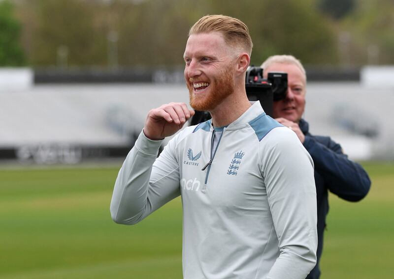 New England Test captain Ben Stokes during his unveiling. Reuters