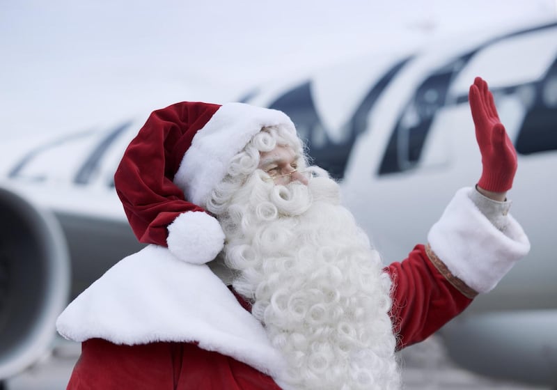 Finnair is operating eight virtual flights to Lapland on Christmas Day, with airfares from $10. Couryesy Finnair / Facebook