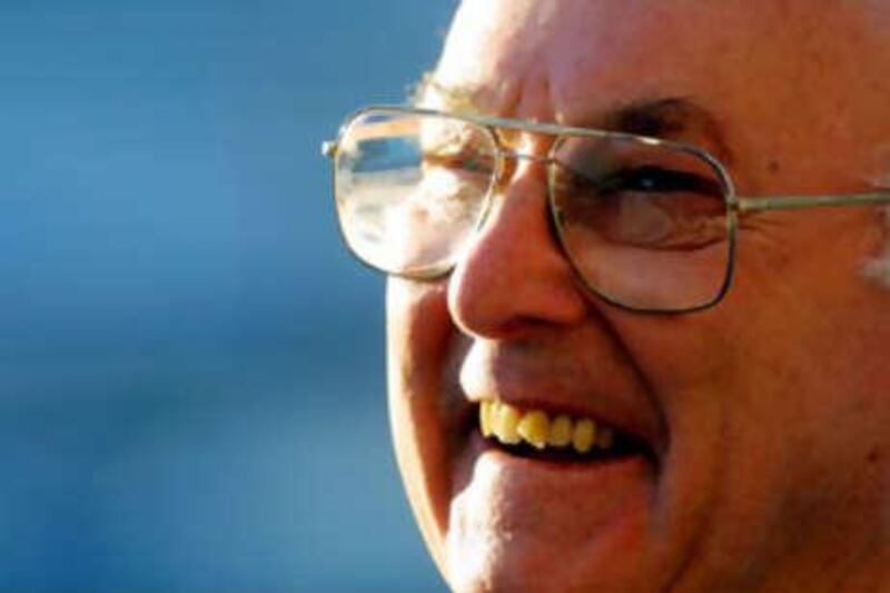 The legendary commentator Murray Walker.