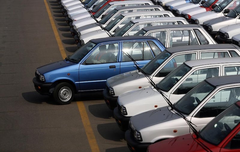 India’s Maruti Suzuki said on February 8, 2014 that it had halted production of its first small car, the Maruti 800, which revolutionised road transport for millions of Indians. Prakash Singh / AFP